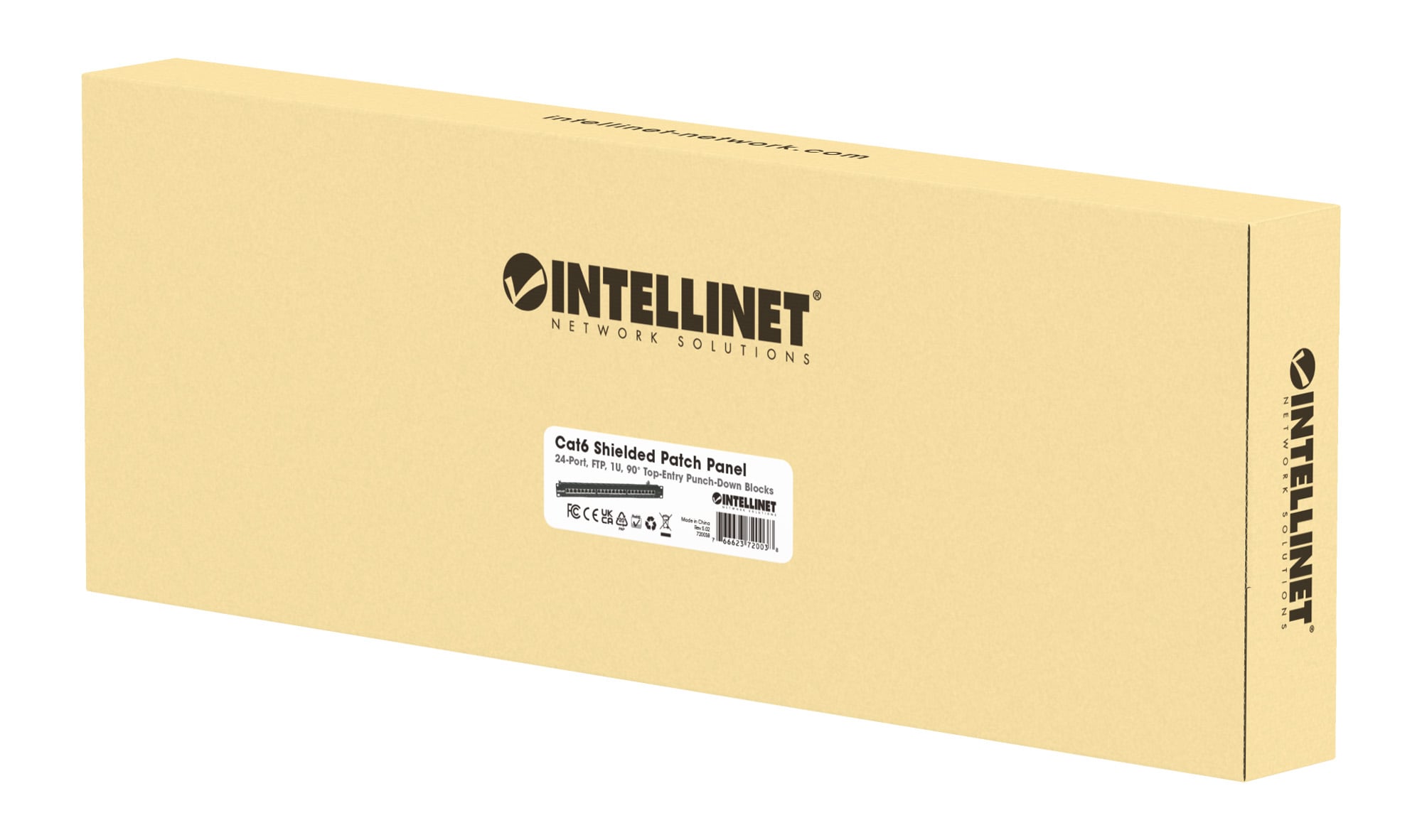 Pannello Patch STP 24 posti RJ45 Cat. 6 - Miniatura 2