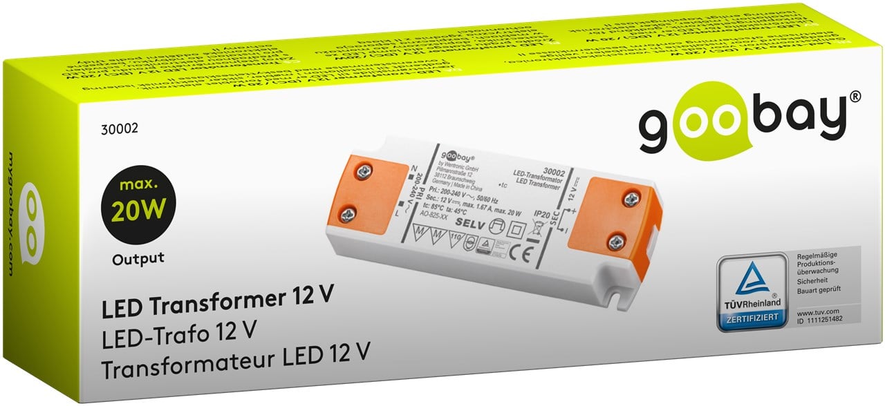 Alimentatore Led da 20W per Led (0.5W-20W) - Miniatura 2
