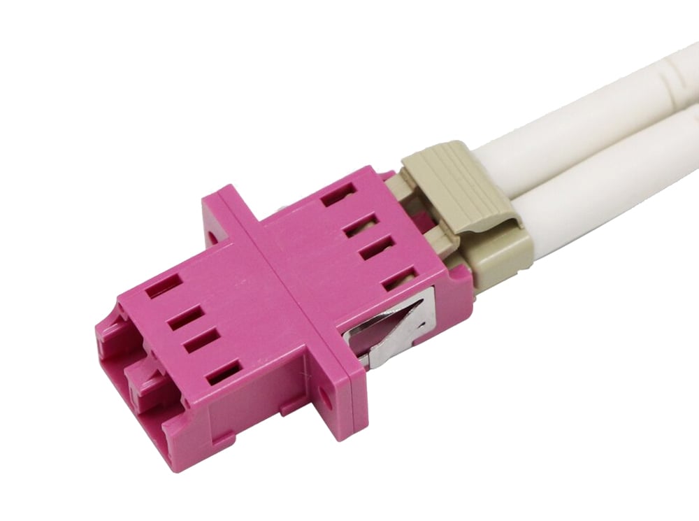 Adattattatore a Bussola Duplex LC Multimodale OM4 - Miniatura 2