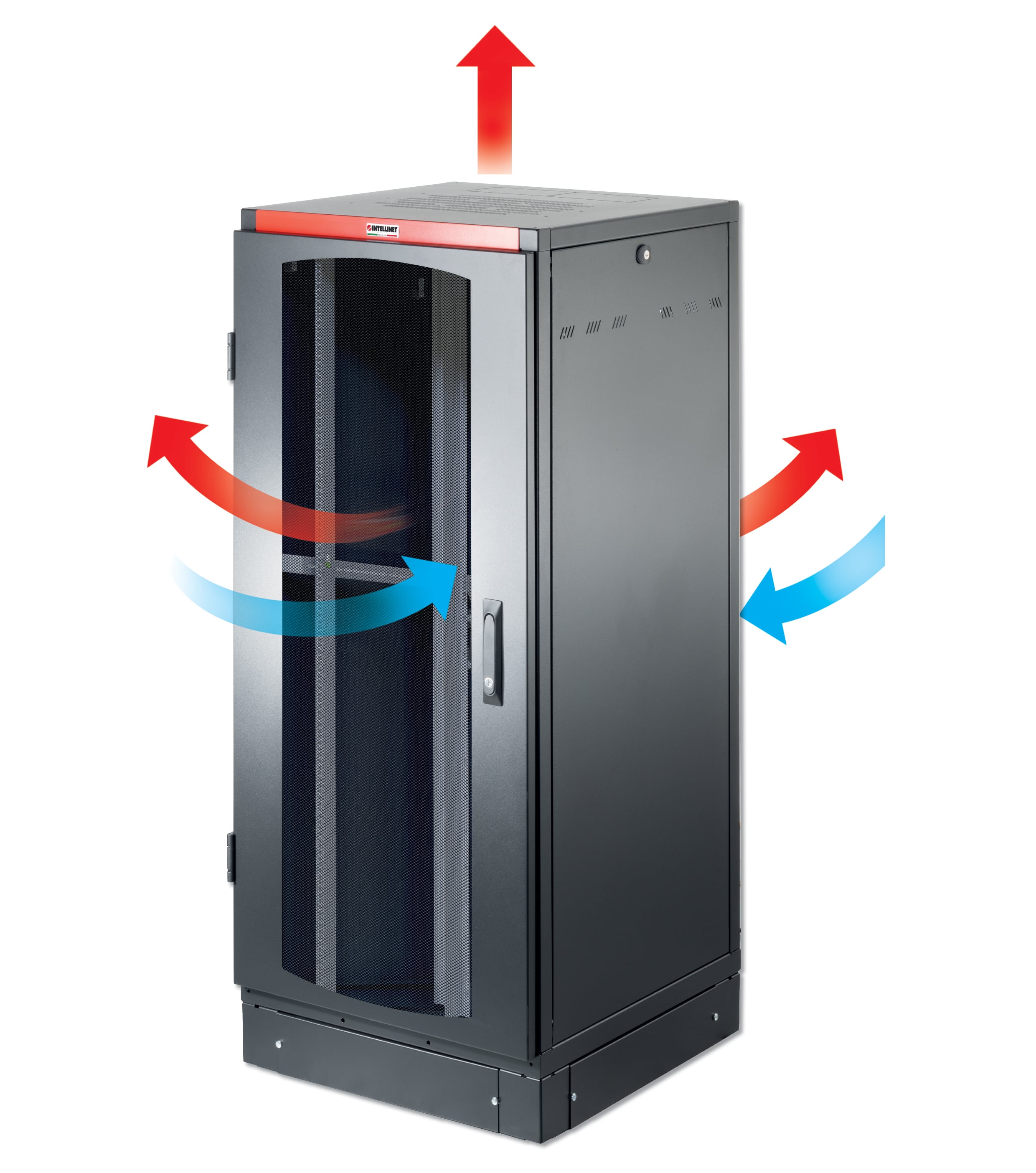 Armadio Server Rack NextGen 1000 19'' 600x1200 27U Nero Porta Grigliata - Miniatura 2