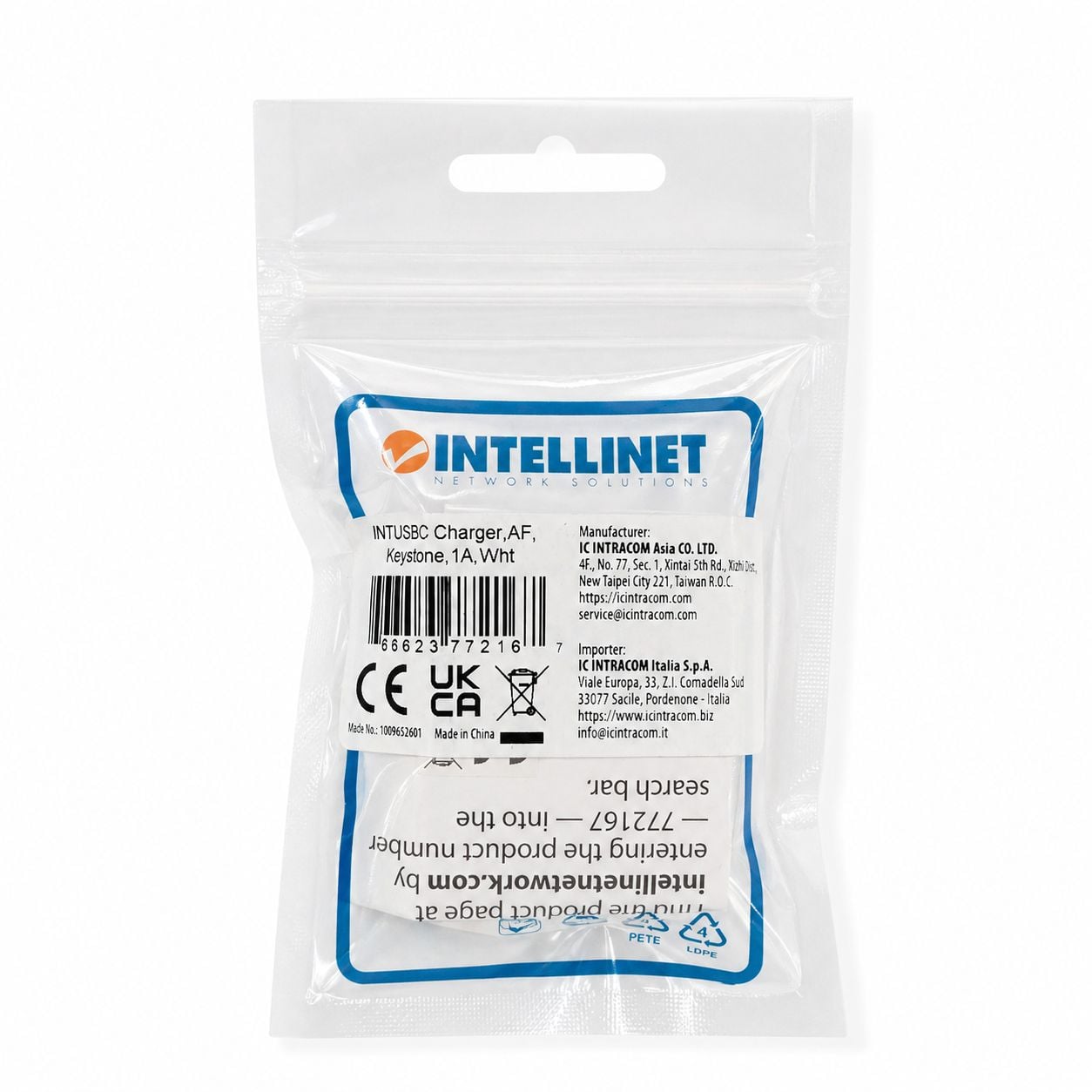 Presa USB con aggancio Keystone per Ricarica - Miniatura 2