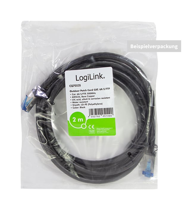 Cavo Patch di Rete da Esterno Cat.6A S/FTP in Rame 15m - Miniatura 2
