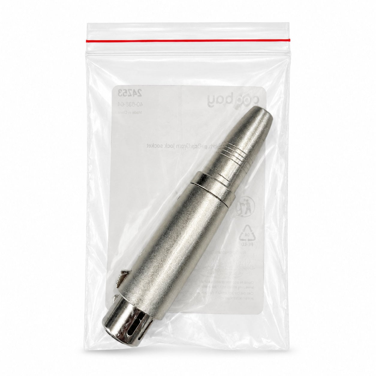 Adattatore XLR Cannon Femmina ad Audio 6,35mm Femmina Mono - Miniatura 2