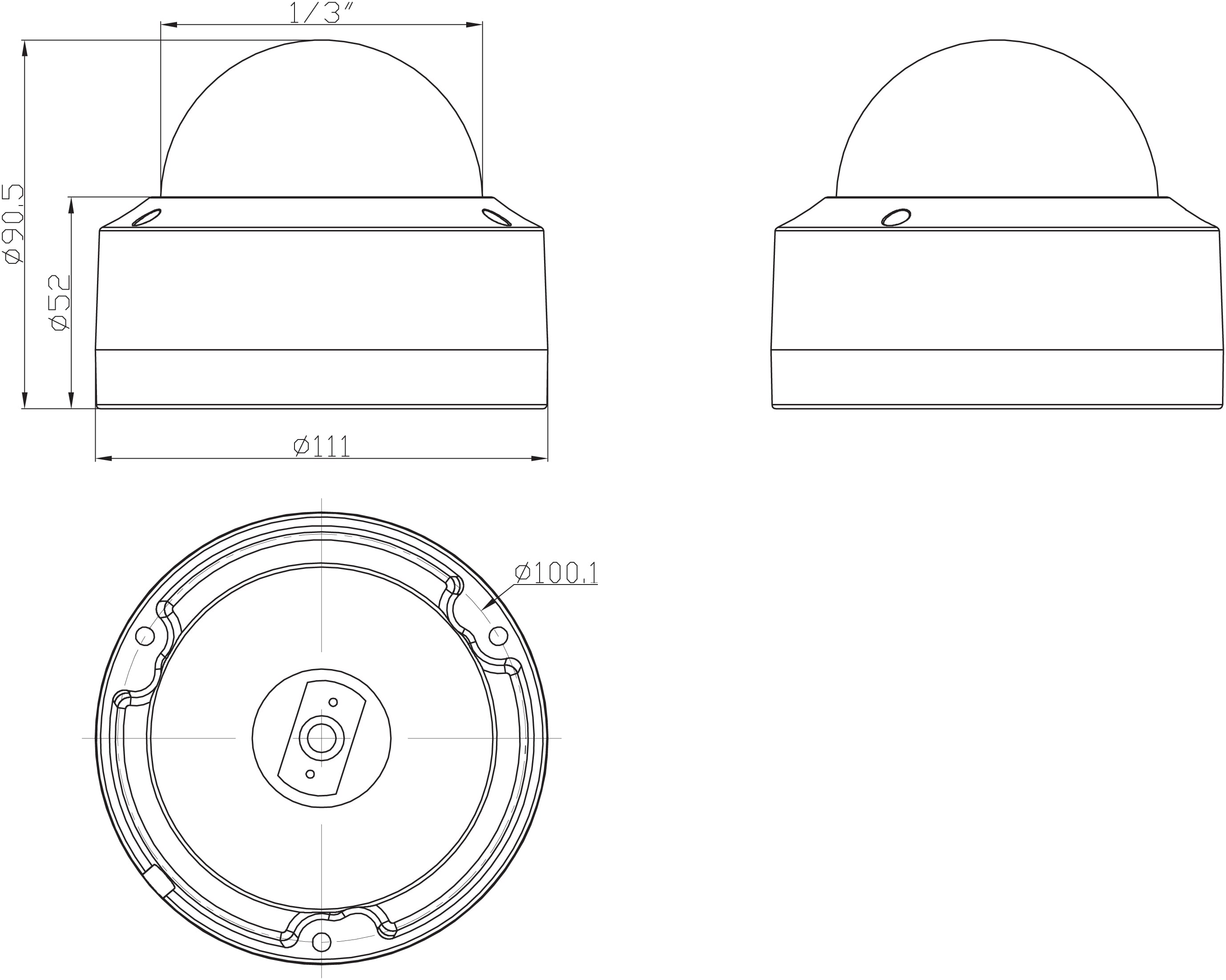 Telecamera IP Dome Lente Motorizzata H.265 IR da 5 MP IP66 Rilevamento Basato su AI, DGM5345GCATP - Miniatura 2