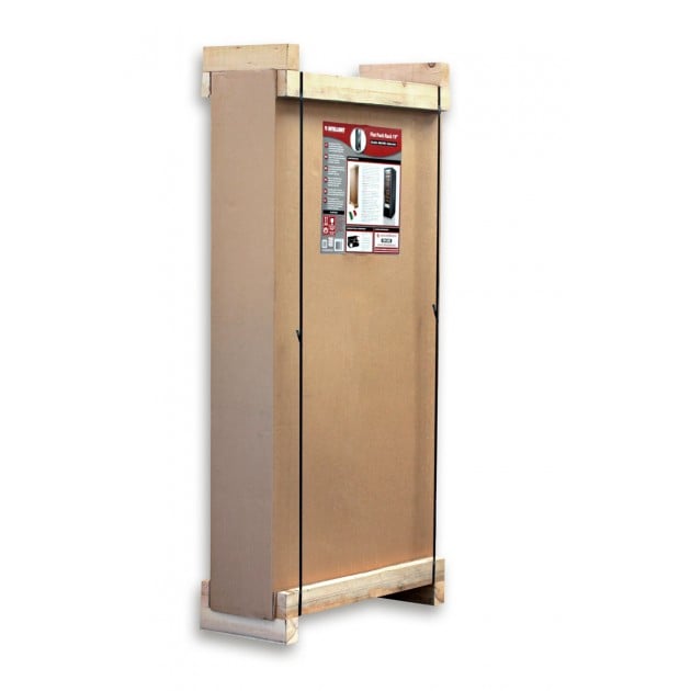 Armadio NetRack 19'' 600x600 27 Unità Nero Porte Grigliate da Assemblare - Miniatura 2
