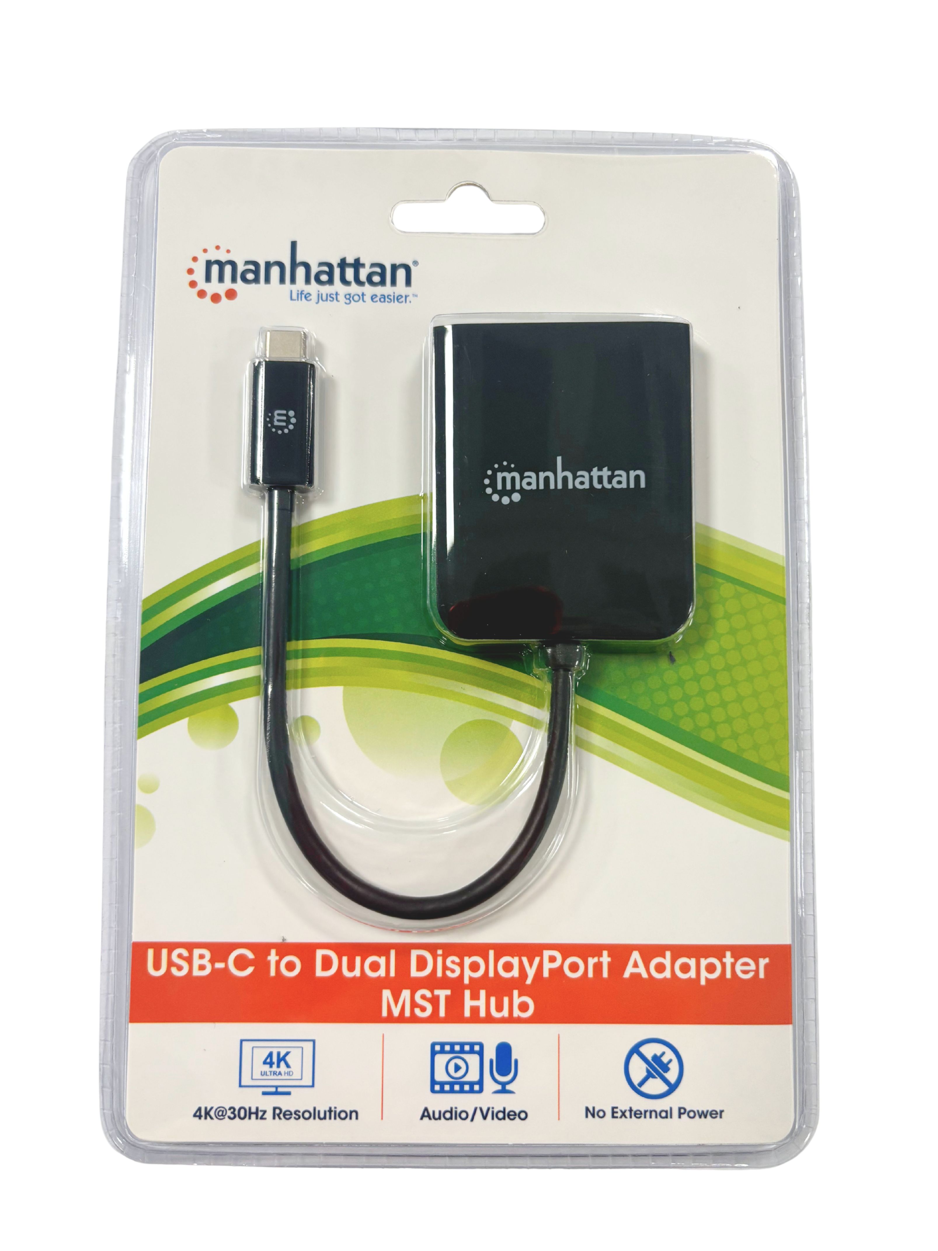 Adattatore Convertitore USB-C™ a 2x DisplayPort Hub MST - Miniatura 2