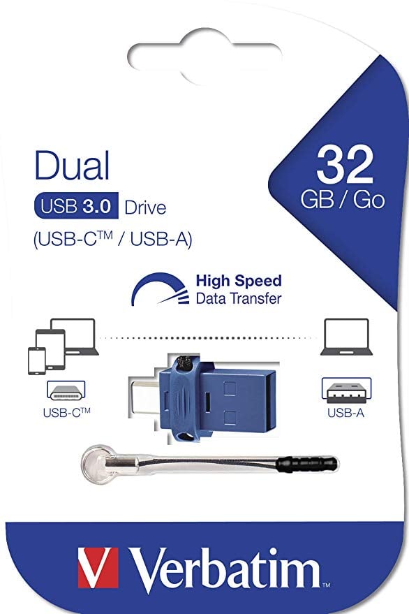 Memoria USB 3.0 Dual Drive USB-C™ USB-A 32GB - Miniatura 2