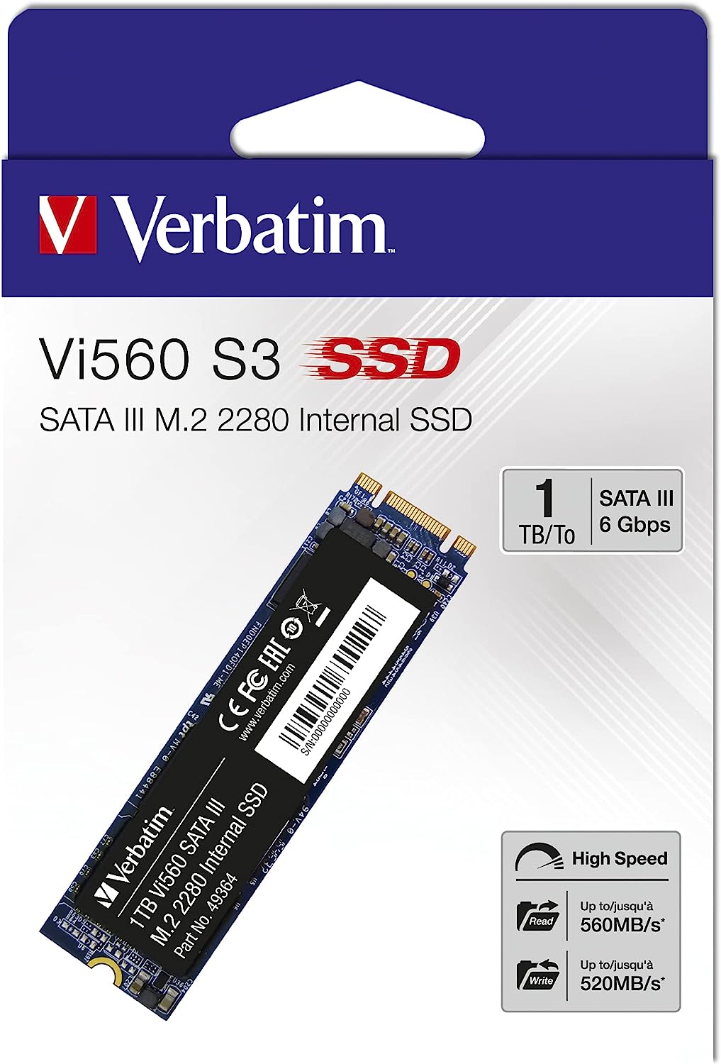 Disco a Stato Solido Vi560 Internal SATA III M.2 1TB - Miniatura 2