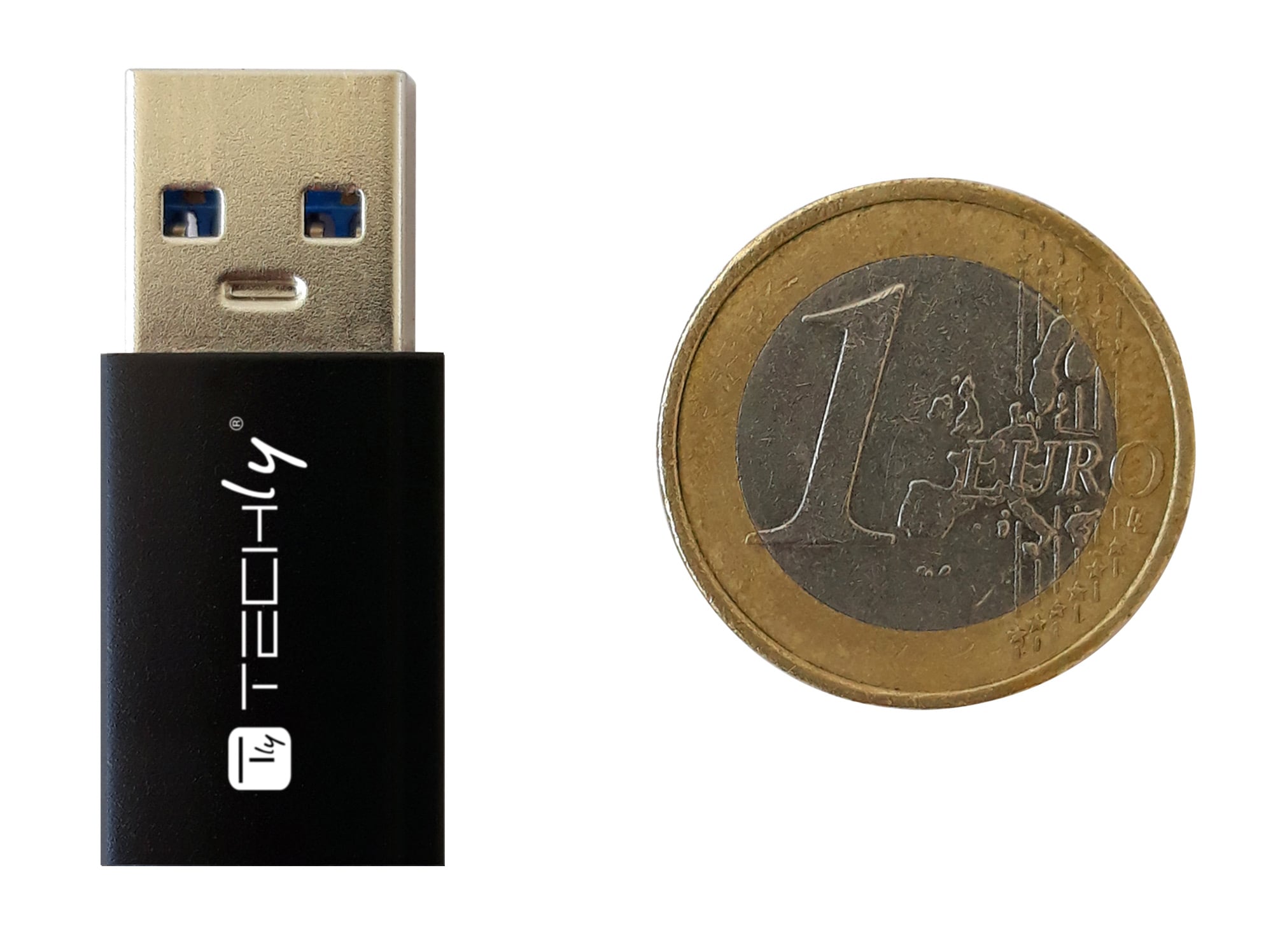 Adattatore Convertitore USB 3.2 USB A Maschio a USB-C™ Femmina Nero - Miniatura 2