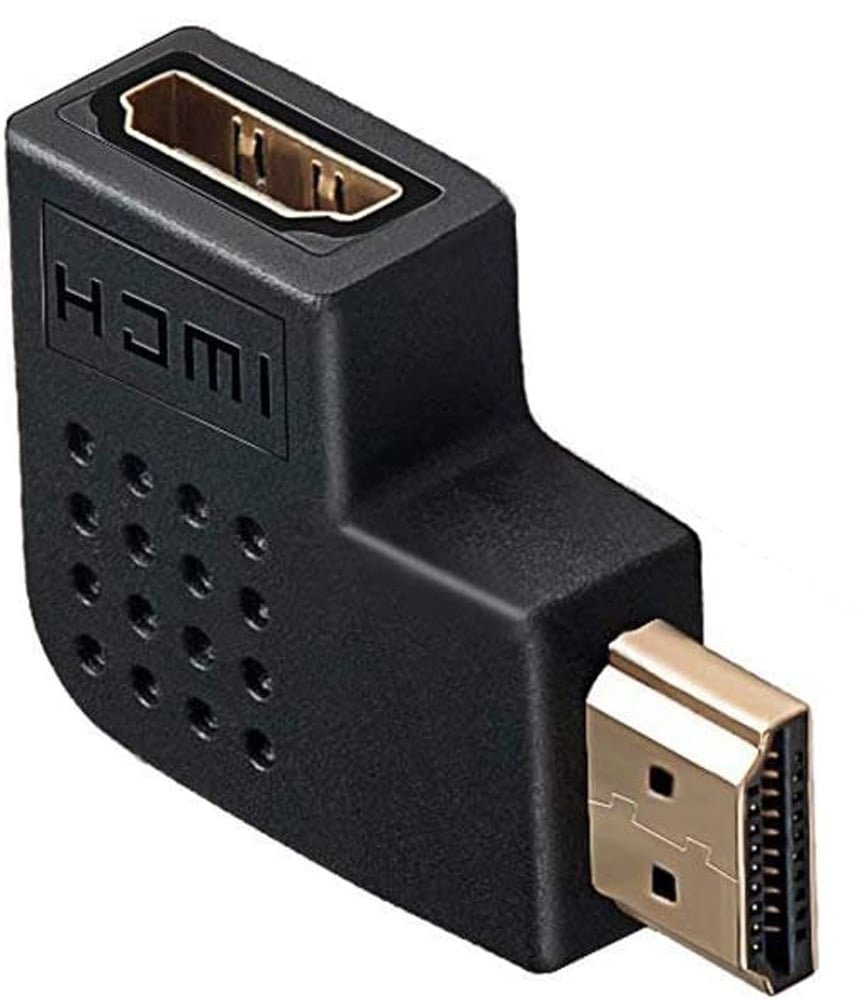 Adattatore HDMI Maschio / Femmina Angolato 270° - Miniatura 2