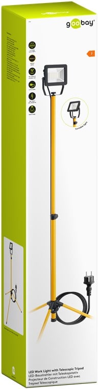 Faretto da lavoro a LED con Treppiede Telescopico 2x20W - Miniatura 2