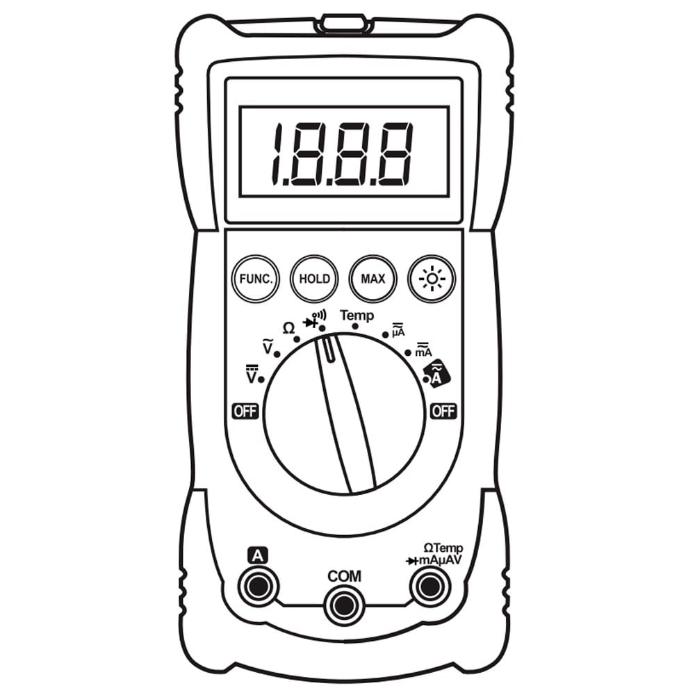 Multimetro Digitale Autorange 2000 Counts, C-LOGIC 560 - Miniatura 2
