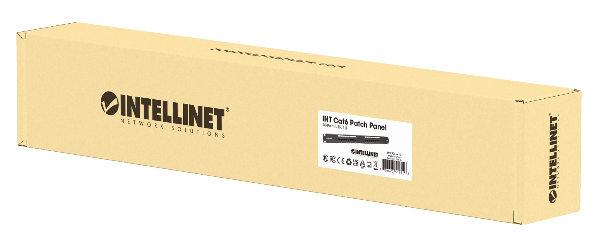 Pannello patch UTP 16 posti RJ45 cat. 6 - Miniatura 2