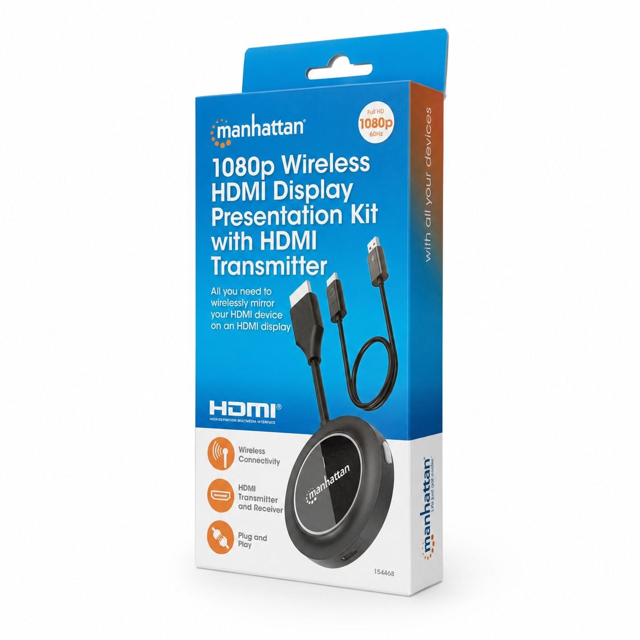 Kit di Presentazione con Ricevitore e Trasmettitore HDMI Wireless 1080p - Miniatura 2