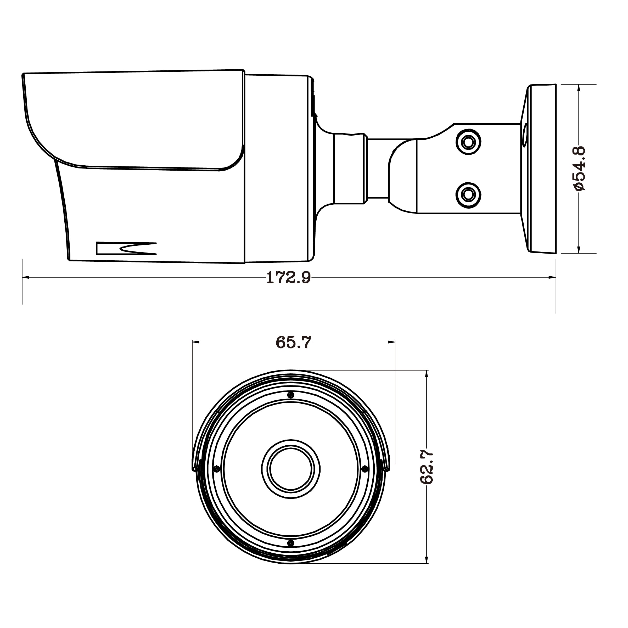 Telecamera CCTV Bullet IR 5MP 4 in 1 IP67, DGC5104AF - Miniatura 2