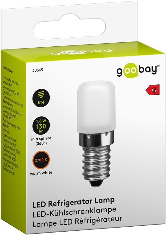 Lampada LED E14 1,2W 80 Lumen Bianco Caldo Classe G - Miniatura 2