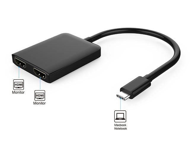 Adattatore Convertitore USB-C™ a 2x HDMI 4K - Miniatura 2