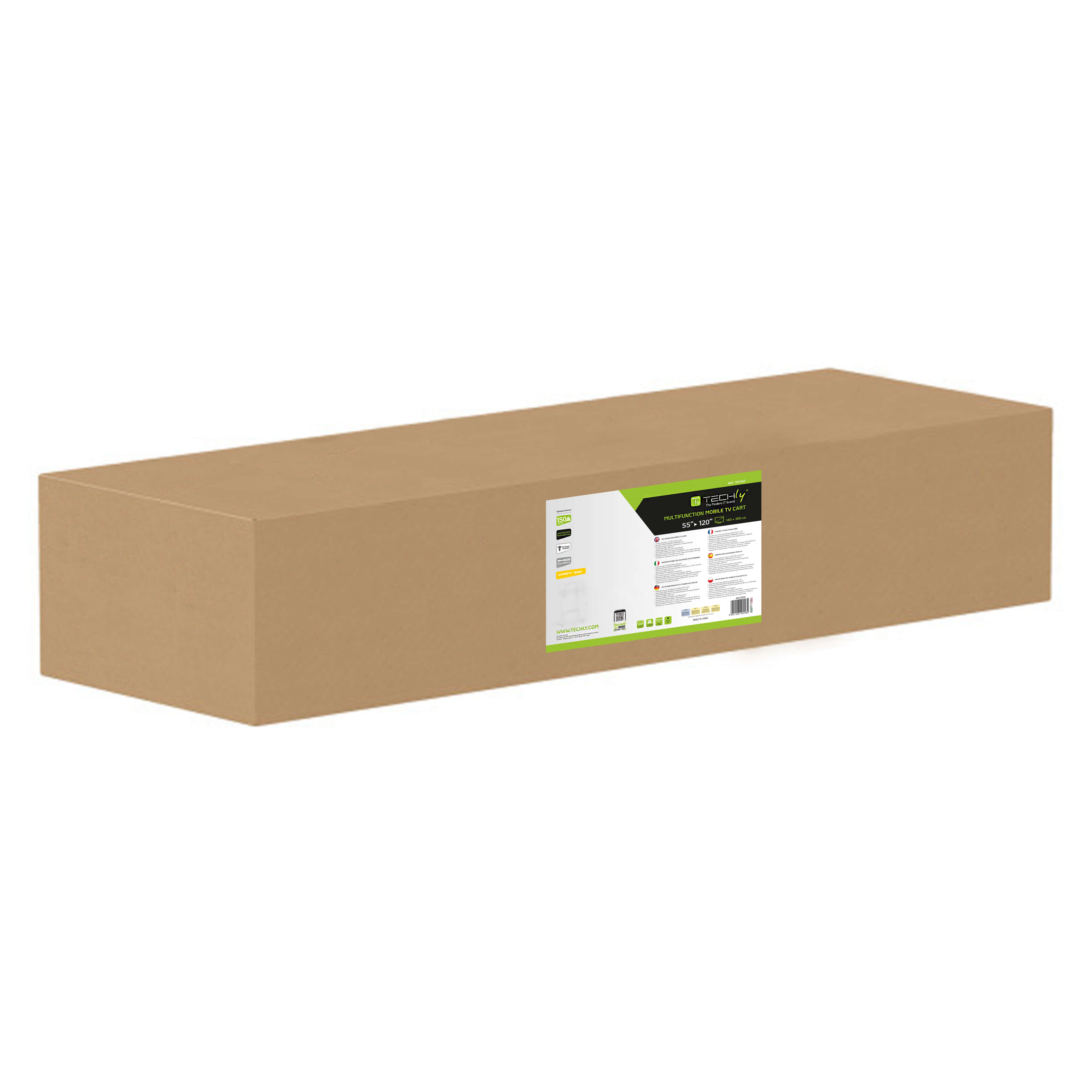 Supporto a Pavimento per 4 TV LCD/LED 32-60'' per Video Wall - Miniatura 2