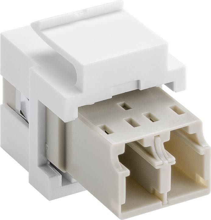 Adattatore Keystone 2 x LC Duplex Femmina - Miniatura 2