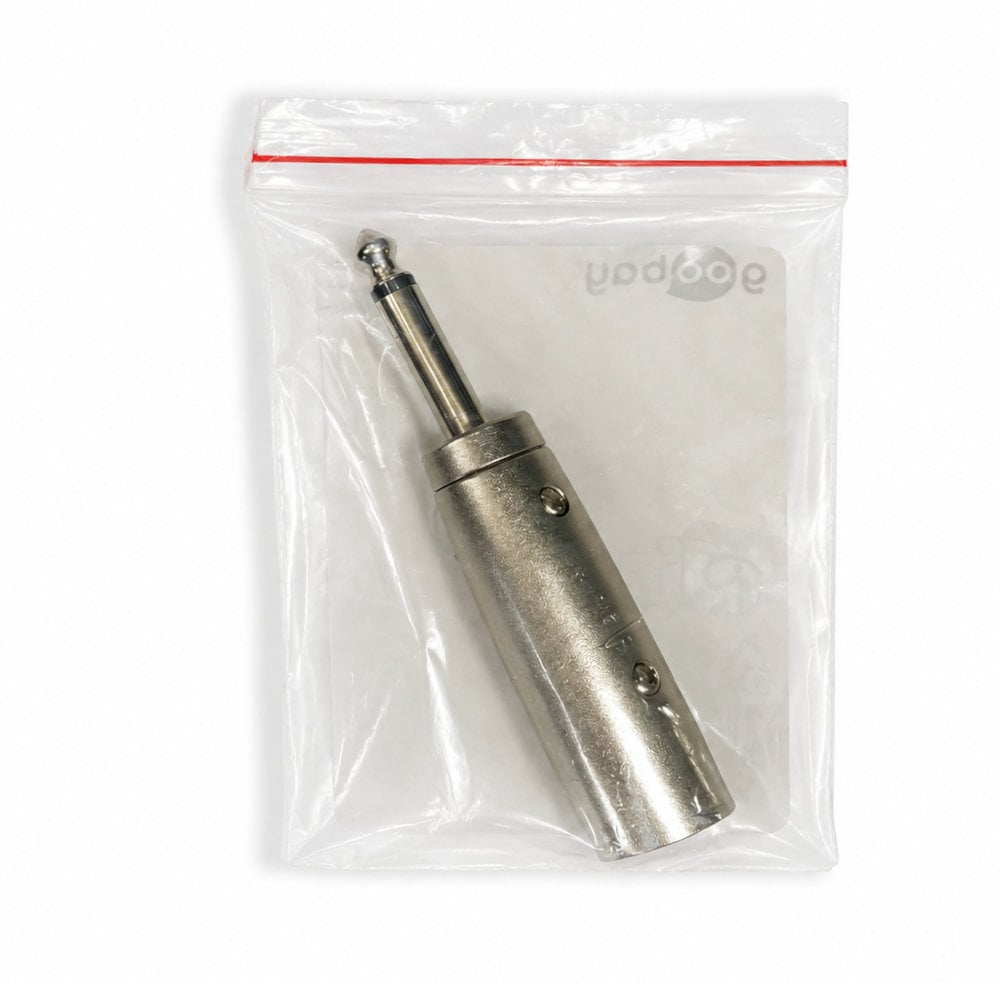 Adattatore XLR Cannon Maschio ad Audio 6,35mm Maschio Mono - Miniatura 2
