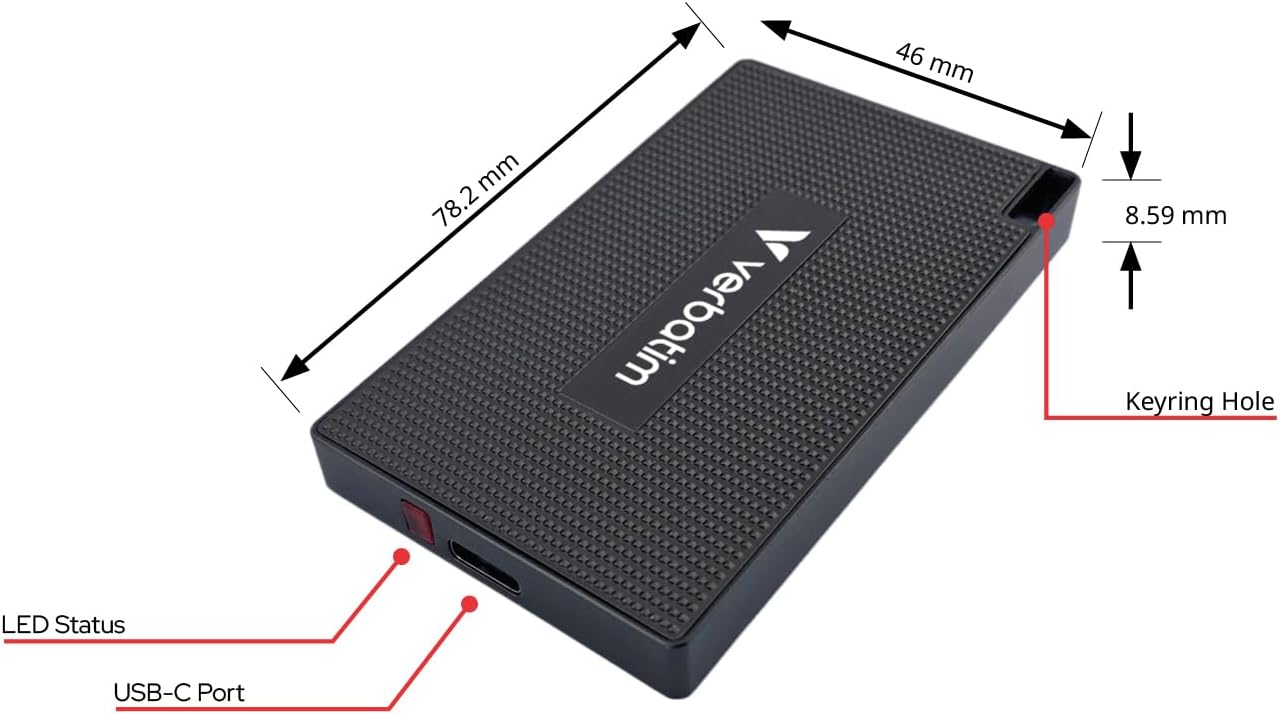 Metal Mini Disco a Stato Solido USB-C™ 3.2 Gen 2x2 1 TB - Miniatura 2