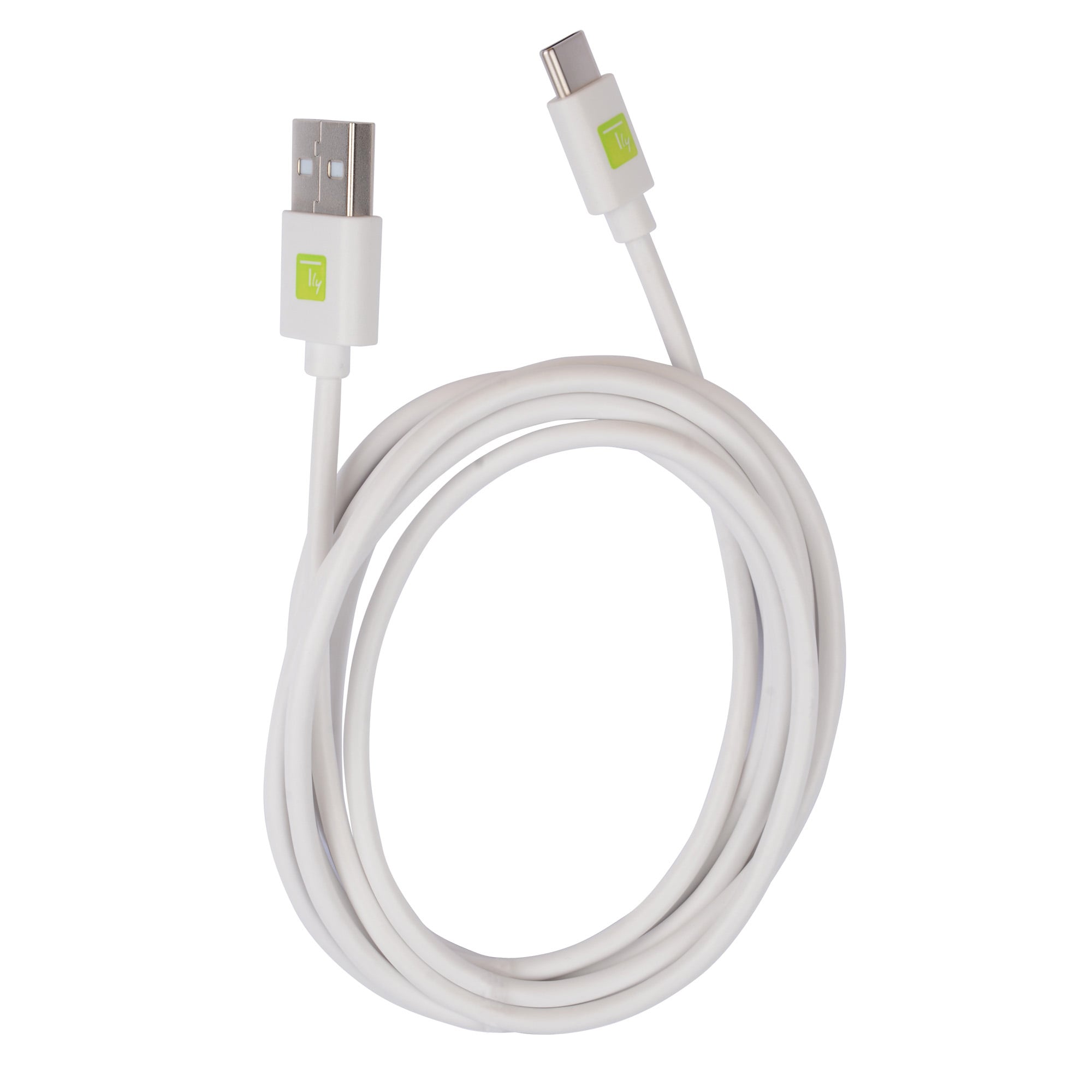 Cavo USB A Maschio 2.0 / USB-C™ Maschio 2m Bianco - Miniatura 2