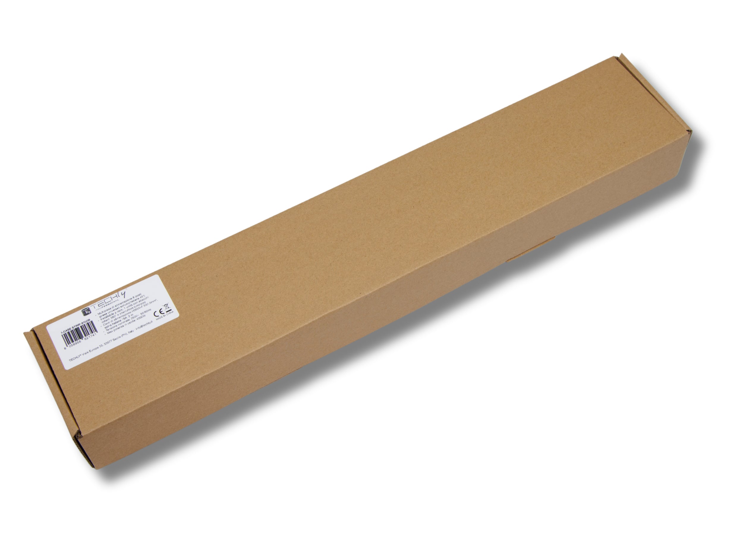 Multipresa 8 Posti da Rack 19'' con Staffe Ruotabili a 360° Spina Italiana - Miniatura 2