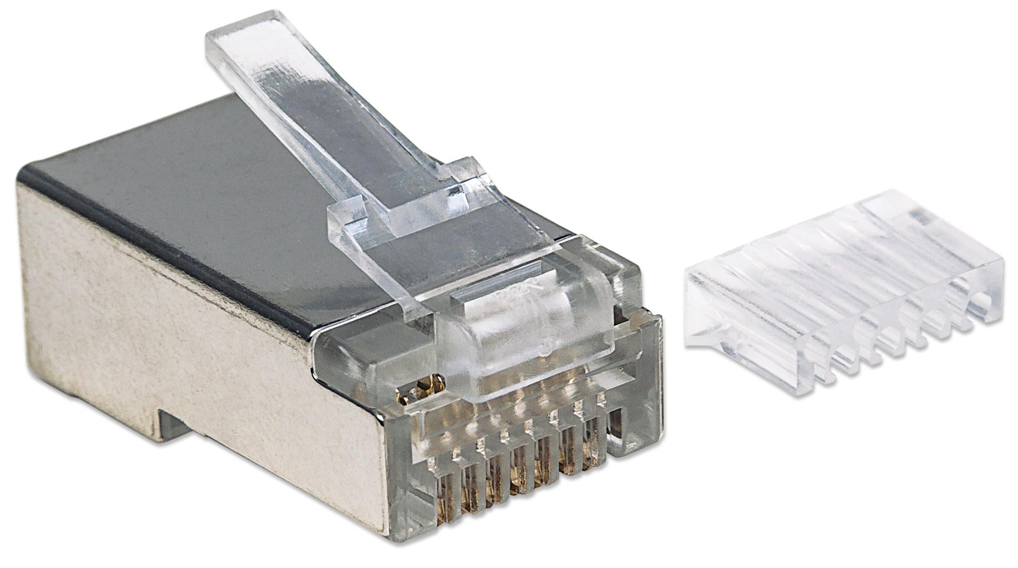 Confezione da 90 Plug Modulari Cat6 RJ45 STP - Miniatura 2