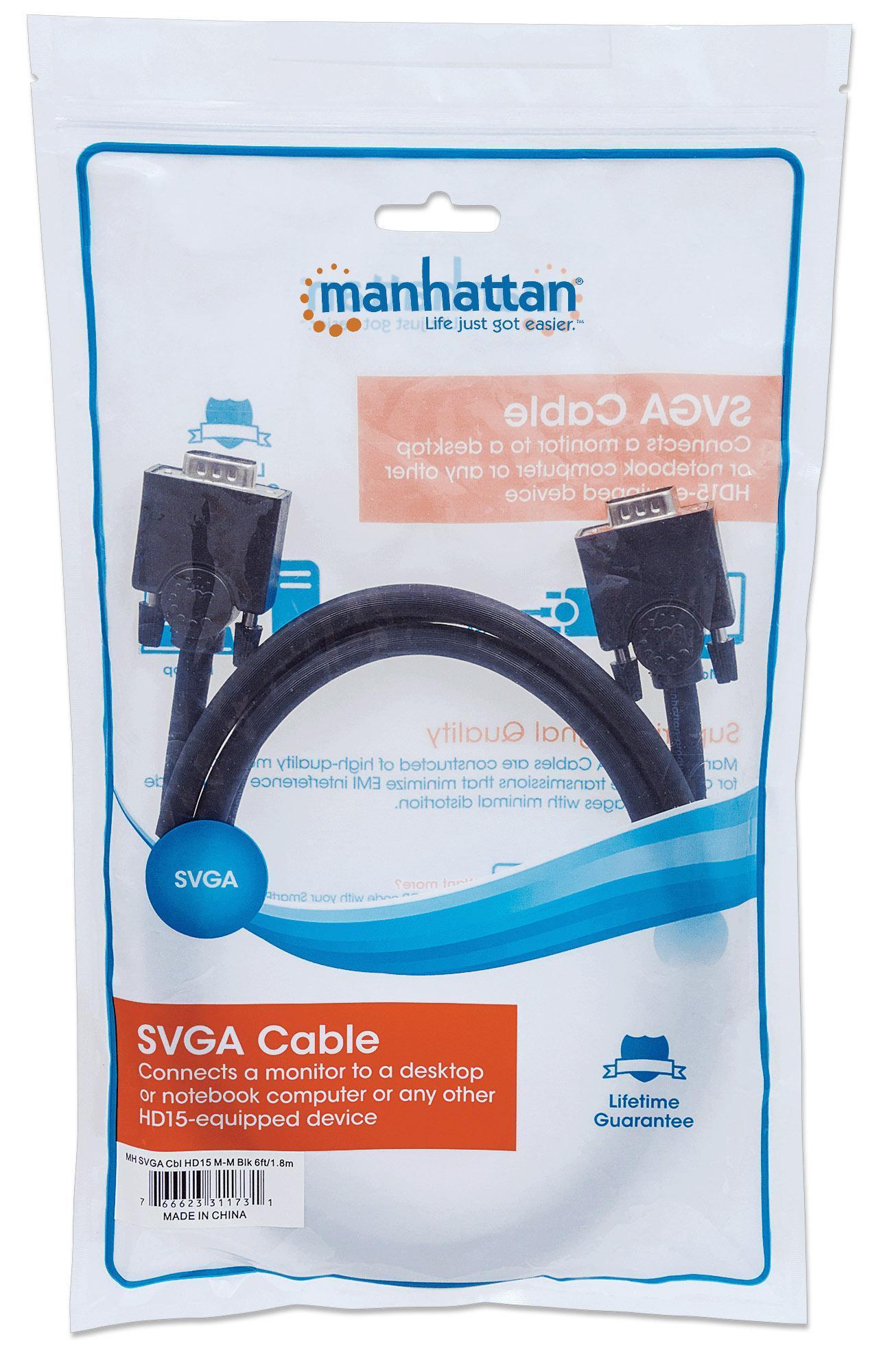Cavo Monitor Svga M/M da 1,8 m - Miniatura 2
