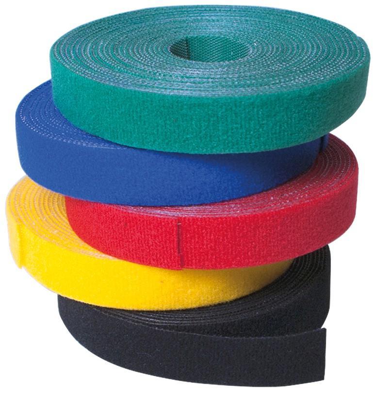 Rotolo di Feltro Adesivo Gestione cavi Lunghezza 4m Larghezza 16mm Nero - Miniatura 2