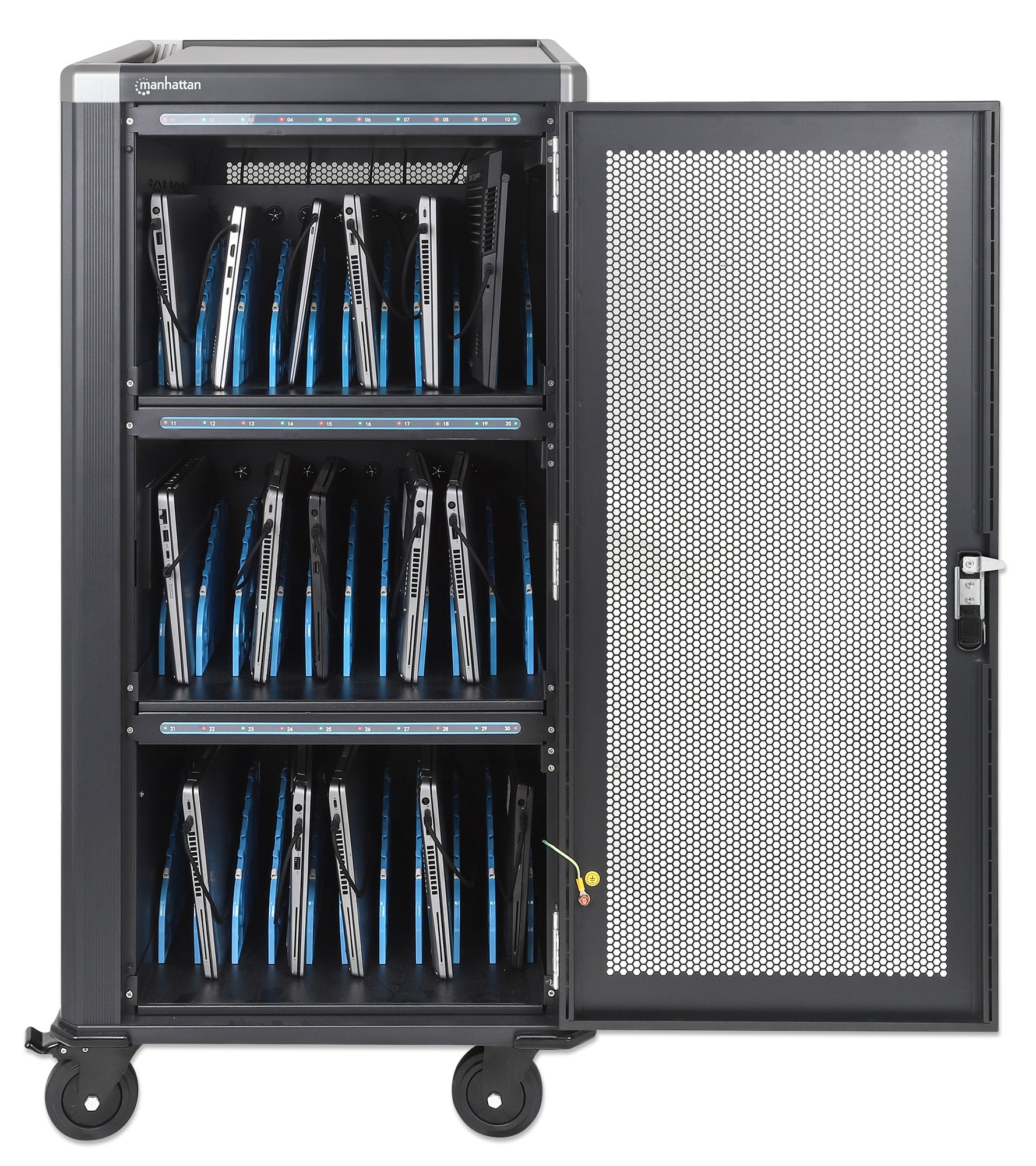 Carrello di ricarica USB-C™ 30 Porte - 1920 W - Miniatura 2