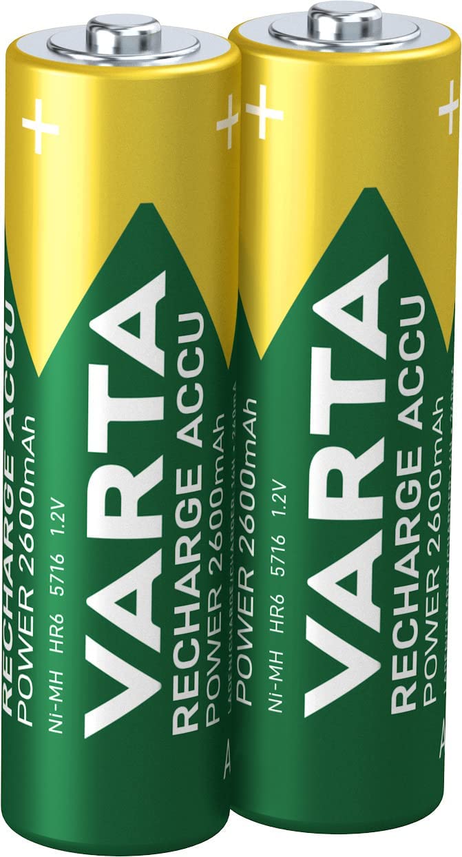 Blister 2 Batterie Ricaricabili Stilo AA 2600 mAh - Miniatura 2