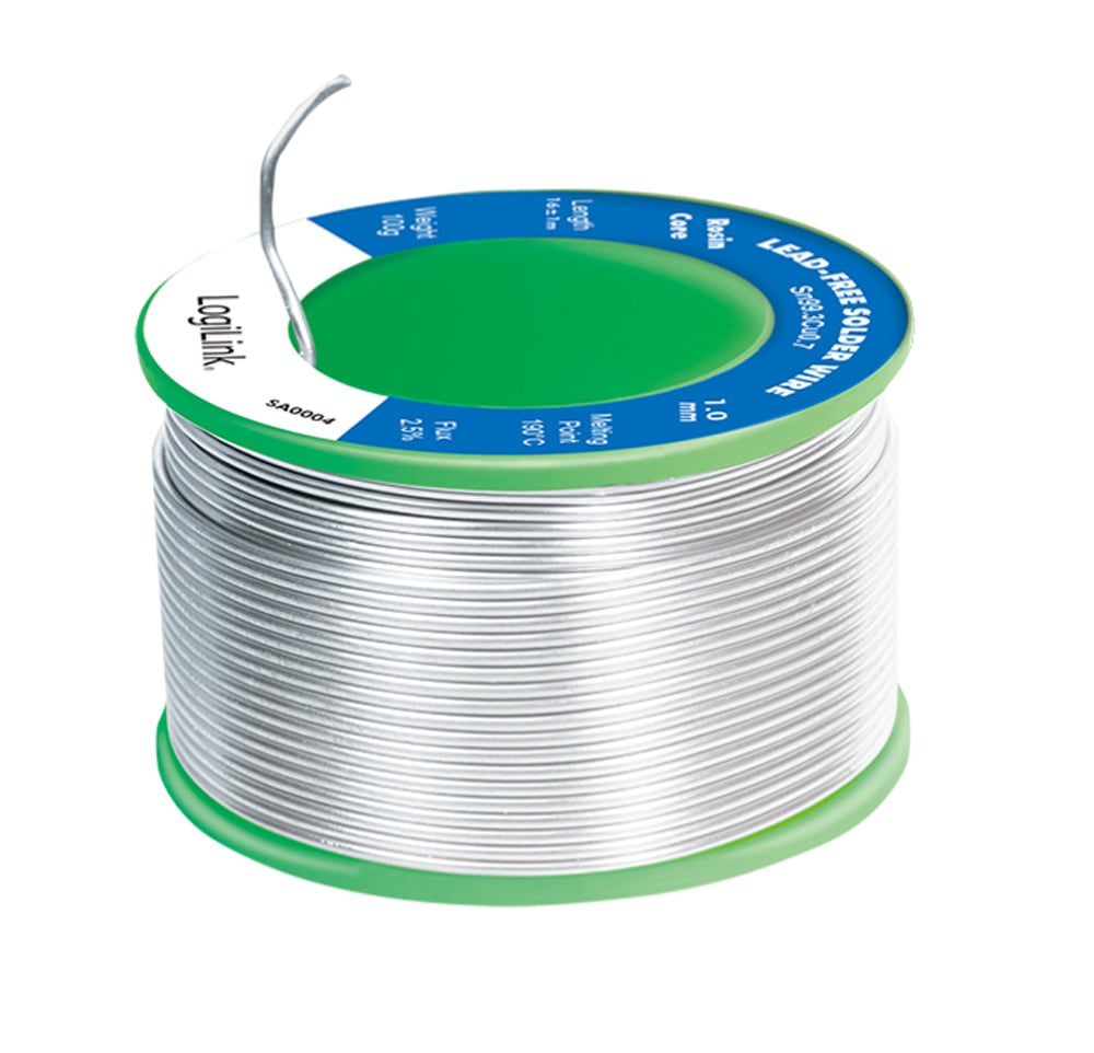 Stagno in Rotolo per Saldatura Senza Piombo Rame 0,7% ø 1 mm 100g - Miniatura 2