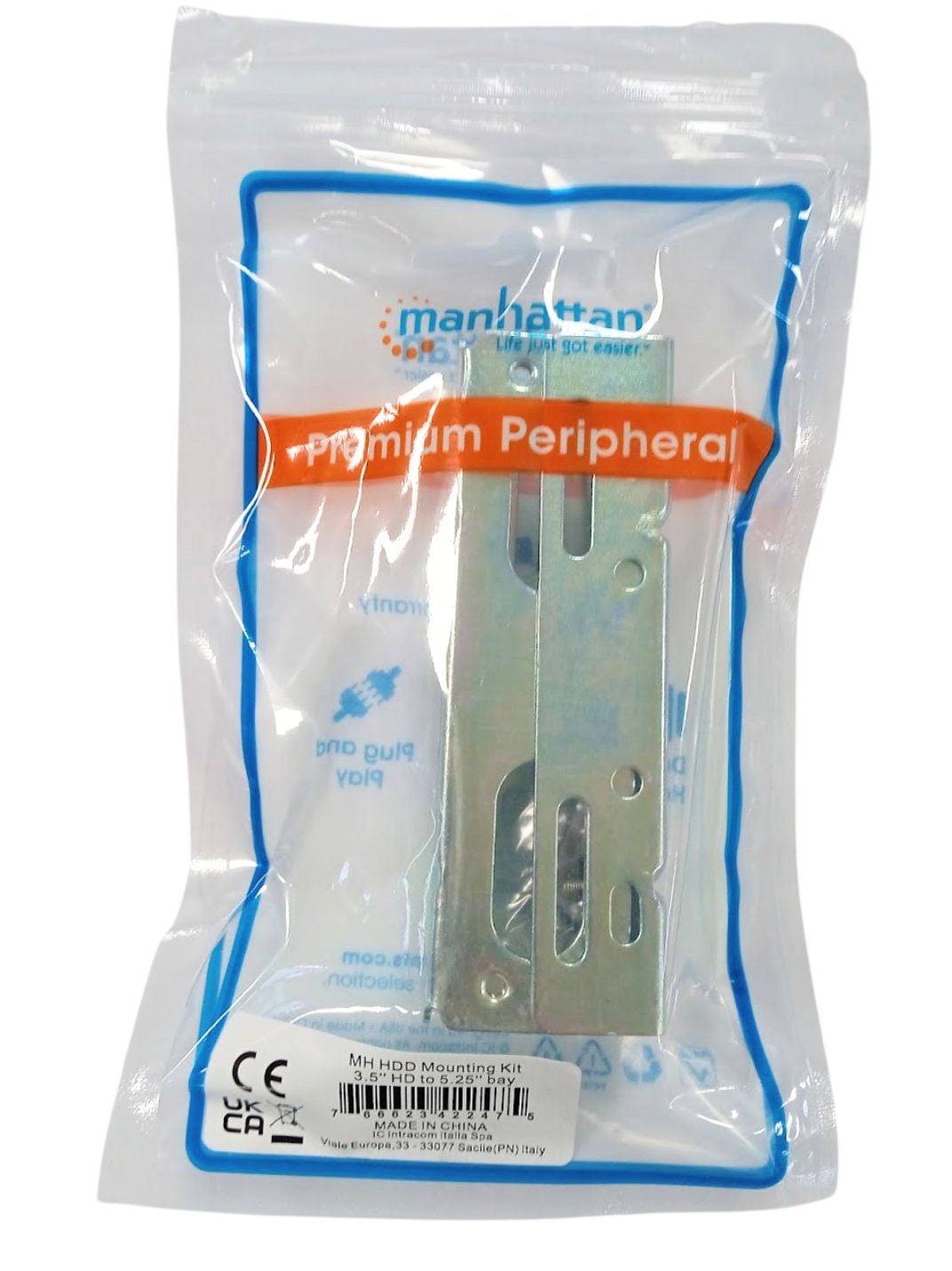 Adattatore Hard Disk da 3.5''-5.25'' HDD Mounting Kit - Miniatura 2