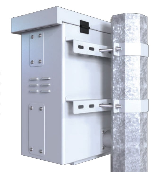 Staffe Orizzontali per Montaggio a Palo per Rack IP65 - Miniatura 2
