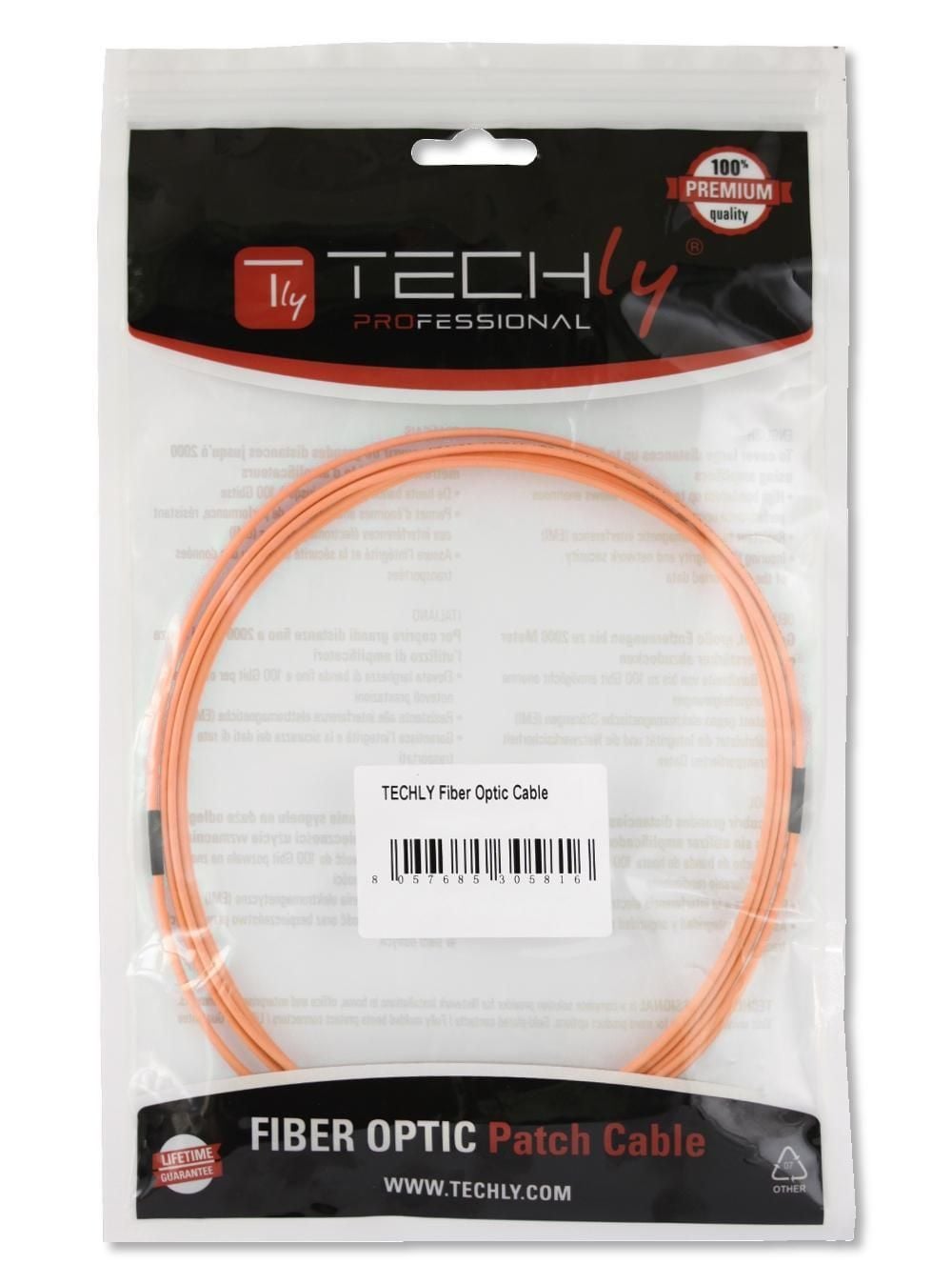 Cavo Fibra Ottica Multimodale OM2 LC/LC 50/125 20 m - Miniatura 2
