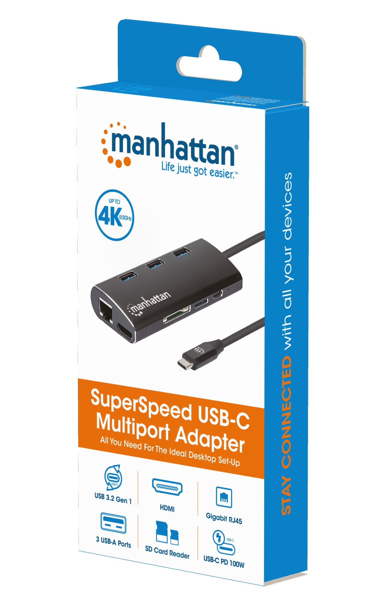 Adattatore USB-C™ SuperSpeed Multiporta - Miniatura 2