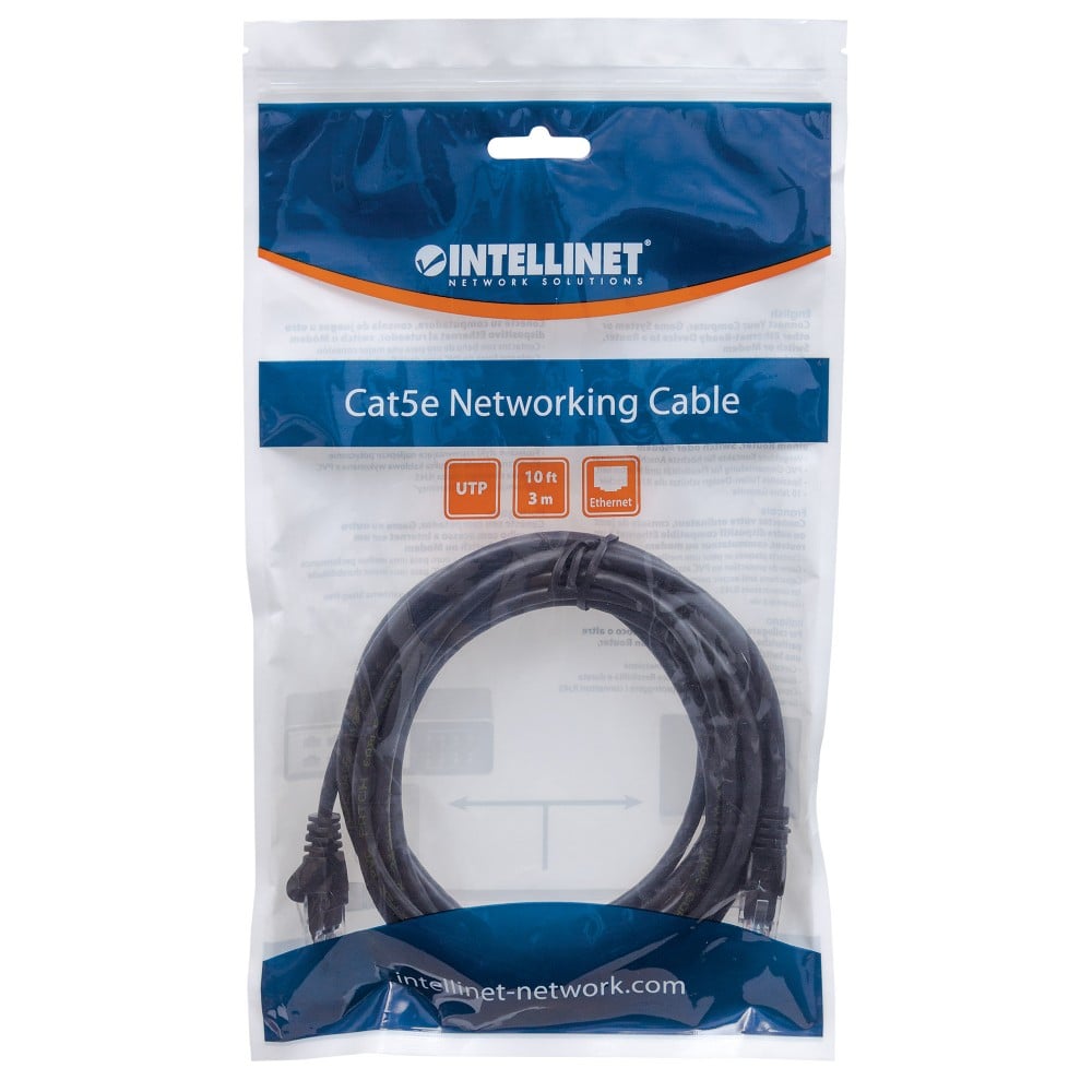 Cavo di rete Patch in Rame Cat. 5e Nero UTP 1 m - Miniatura 2