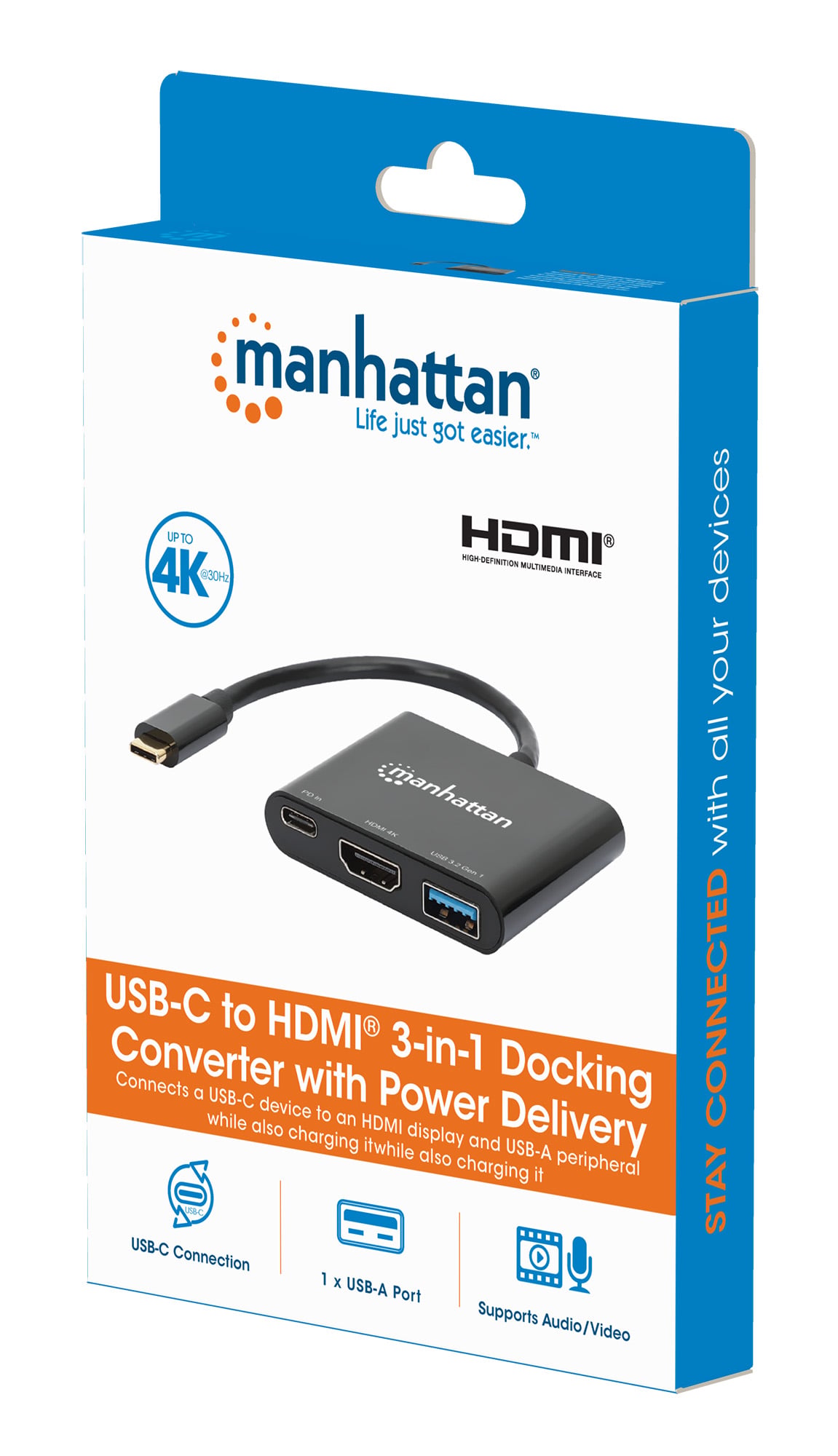 Docking Station USB-C™ a HDMI 3-in-1 con Power Delivery - Miniatura 2
