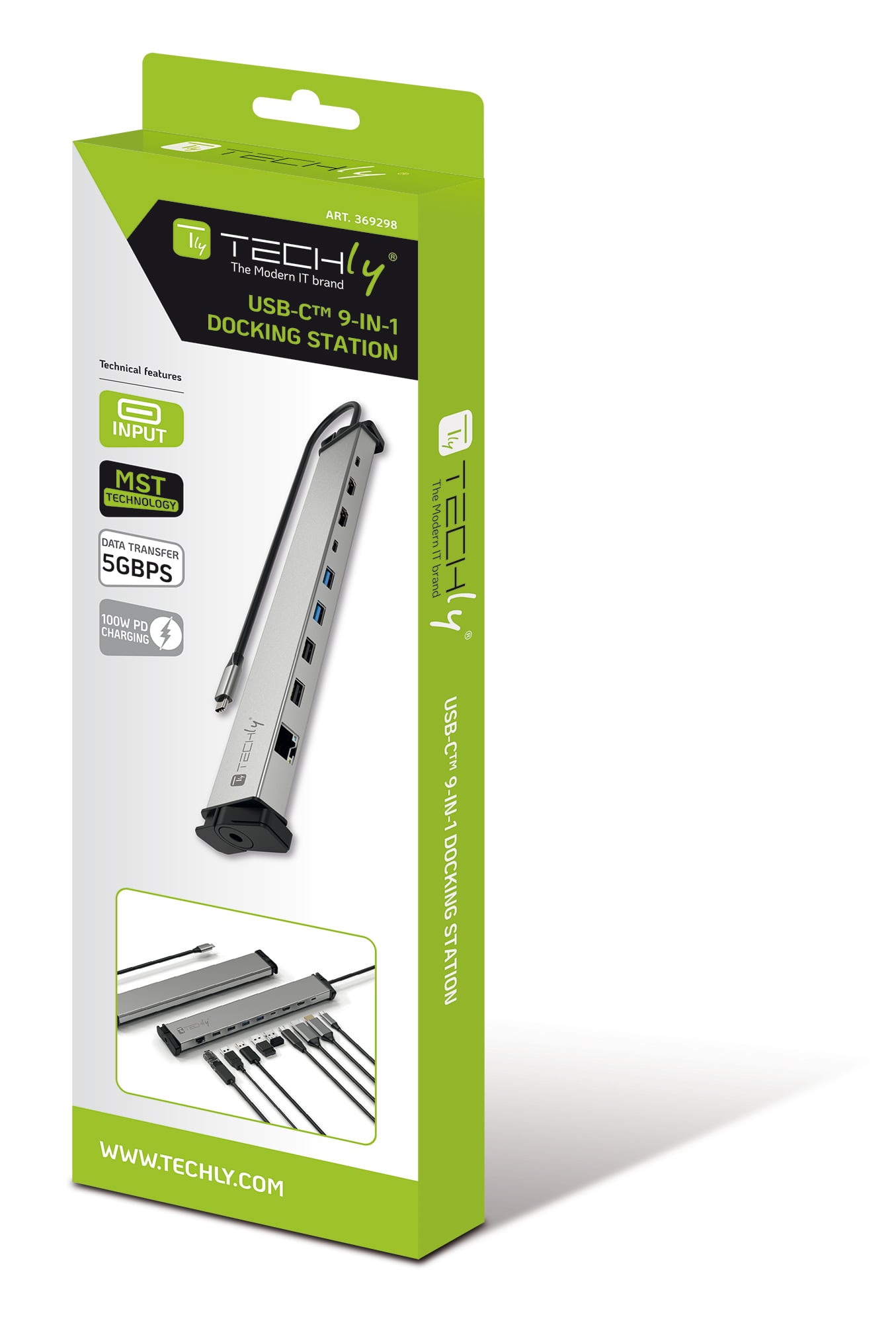 Docking Station 9 in 1 USB-C™ Hub USB HDMI RJ45 - Miniatura 2