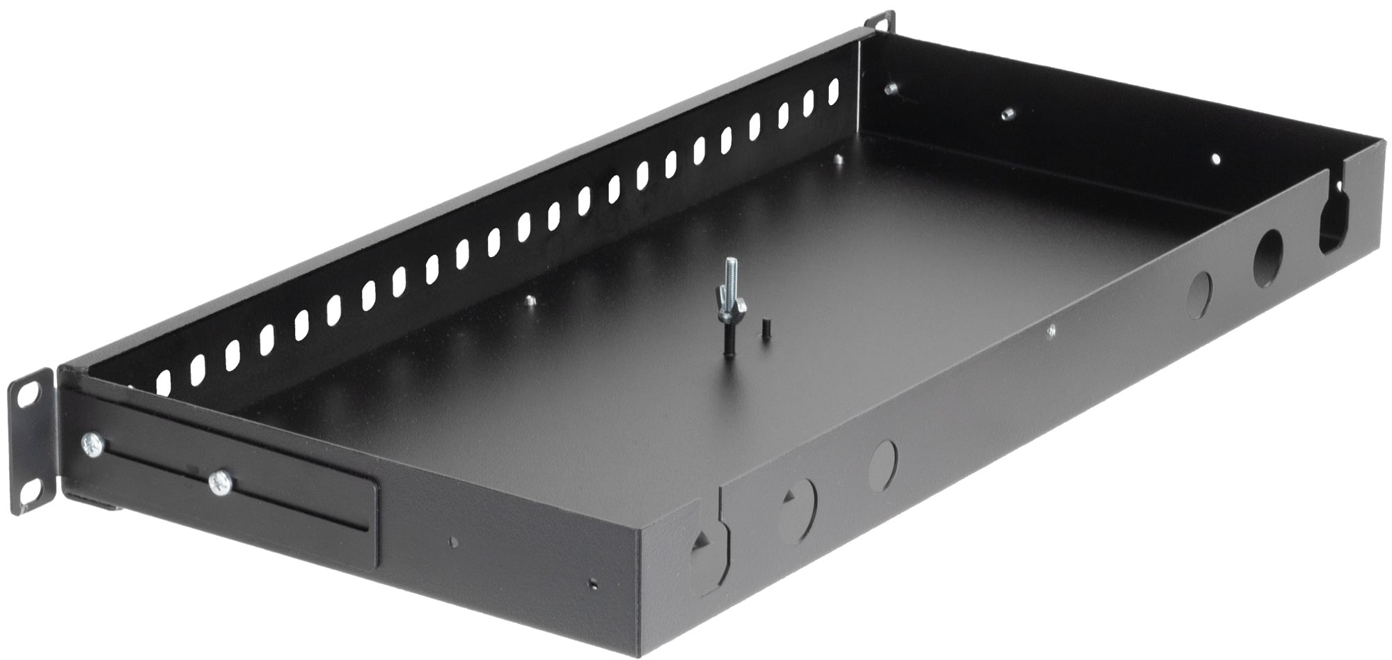Cassetto Ottico 19'' 24 porte ST Nero Fisso - Miniatura 2