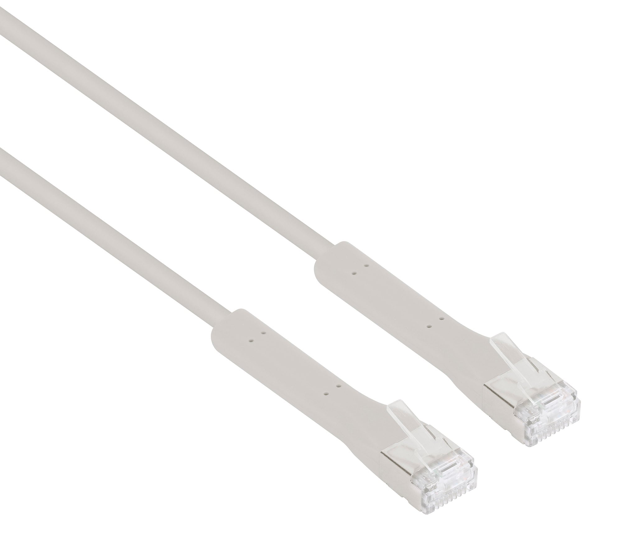 Cavo di rete Patch in Rame Cat. 6A F/FTP Pieghevole FlexiBoot Slim Grigio 0,3 m - Miniatura 2