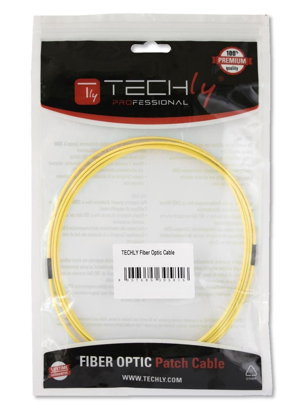 Cavo Fibra Ottica Monomodale OS2 SC/LC 9/125 10 m - Miniatura 2