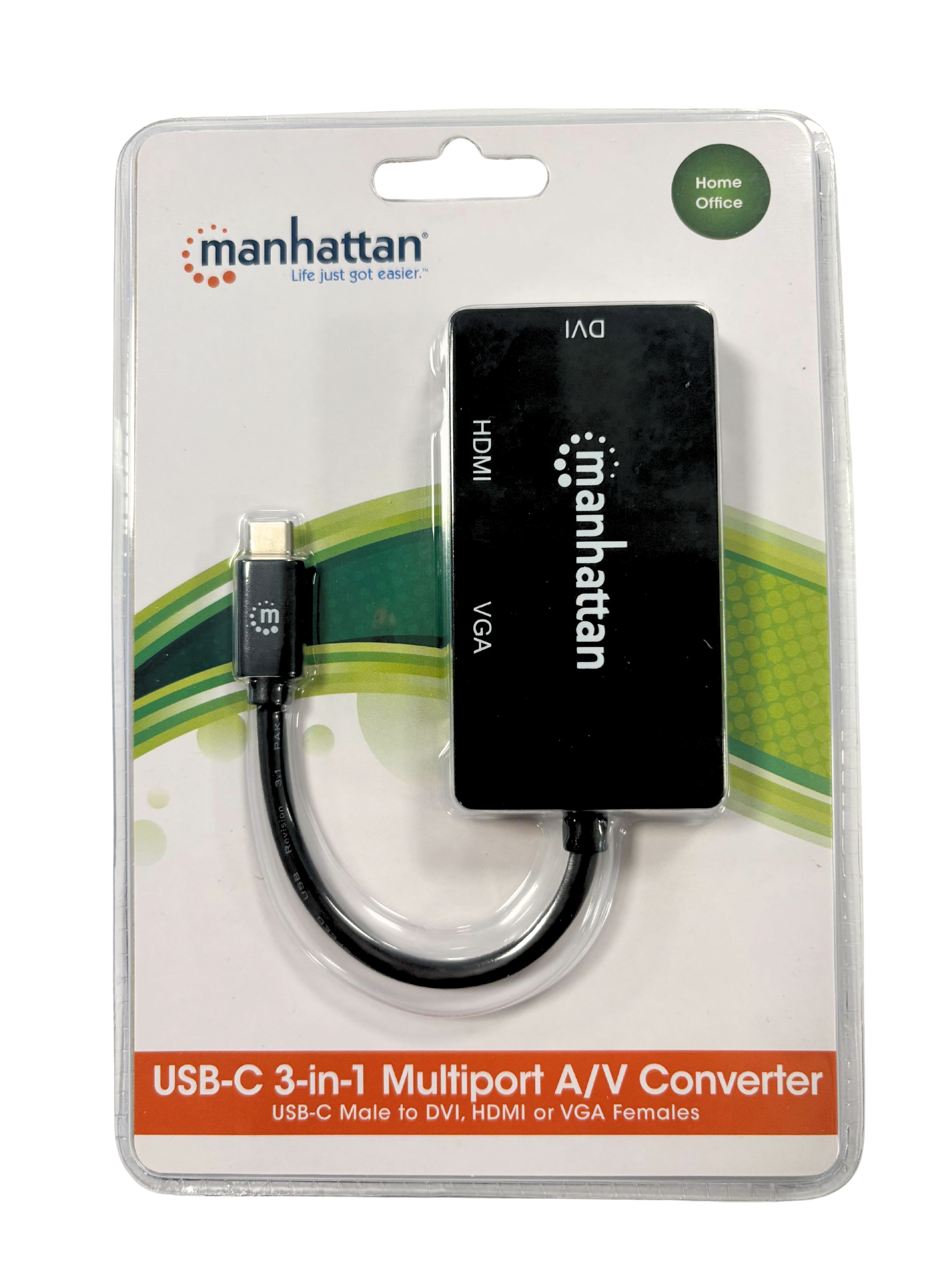 Convertitore Audio Video USB-C™ 3-in-1 Multiporta HDMI DVI VGA - Miniatura 2