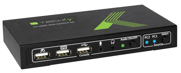 KVM switch 2x1 con USB e HDMI 4K - Miniatura 2