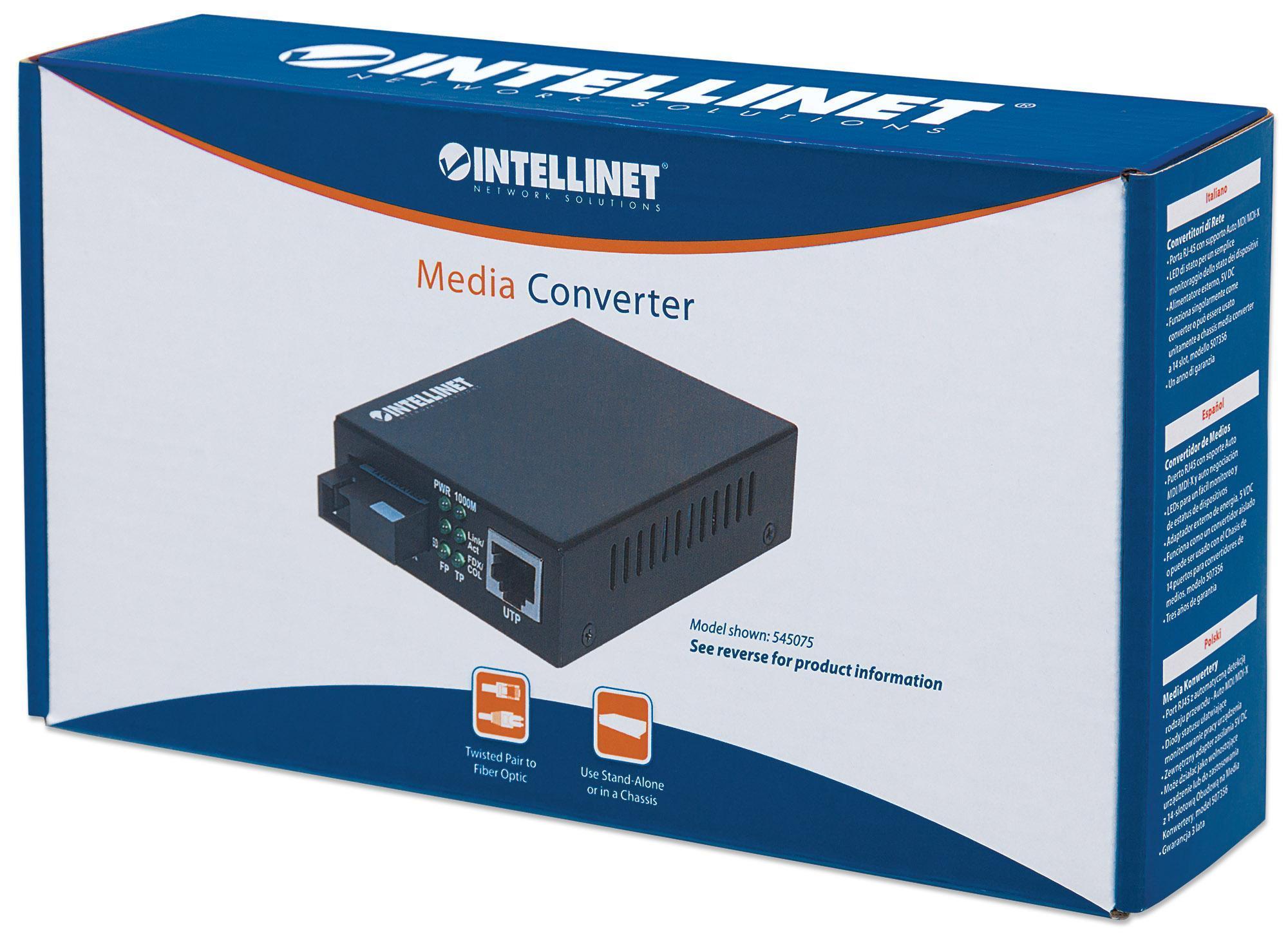 Media converter Gigabit Ethernet WDM Bidirezionale Single Mode RX1550/TX1310 - Miniatura 2