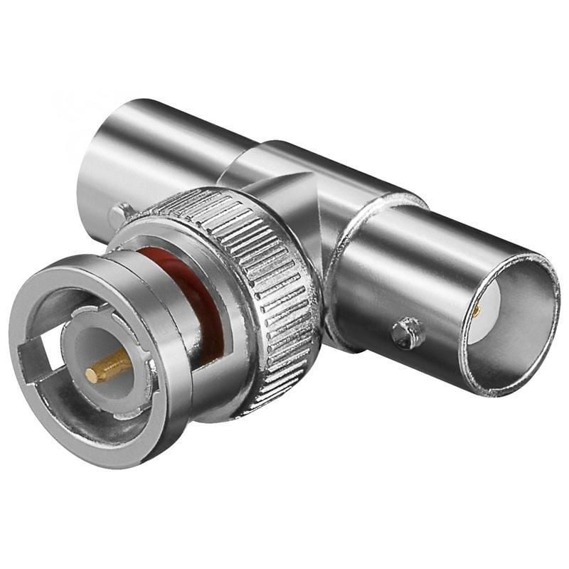Adattatore BNC a T 1 Maschio 2 Femmine - Miniatura 2
