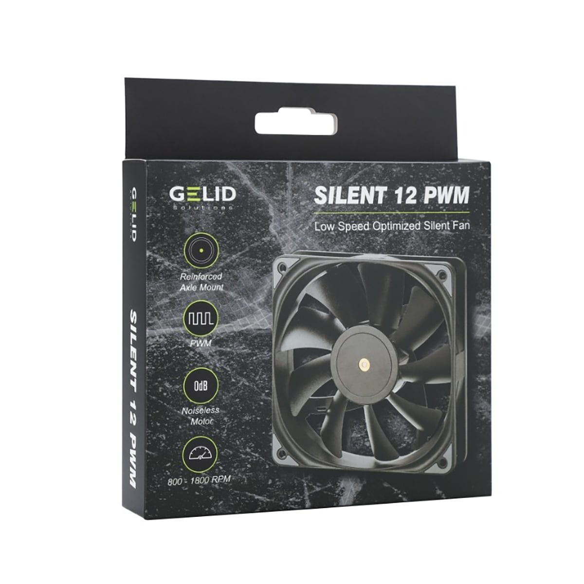Dissipatore Ventola Silent 120x120x25 12V con Controllo PWM Intelligente - Miniatura 2