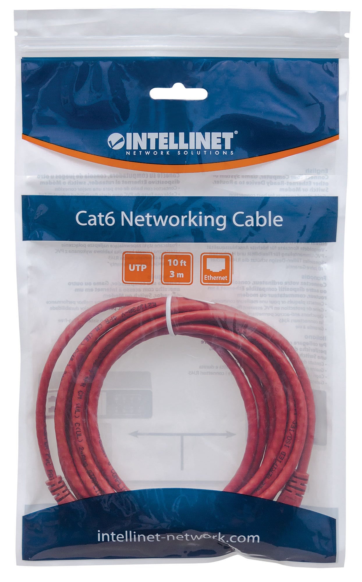 Cavo di rete Patch in Rame Schermato Cat. 5e Rosso F/UTP 7,5 m - Miniatura 2