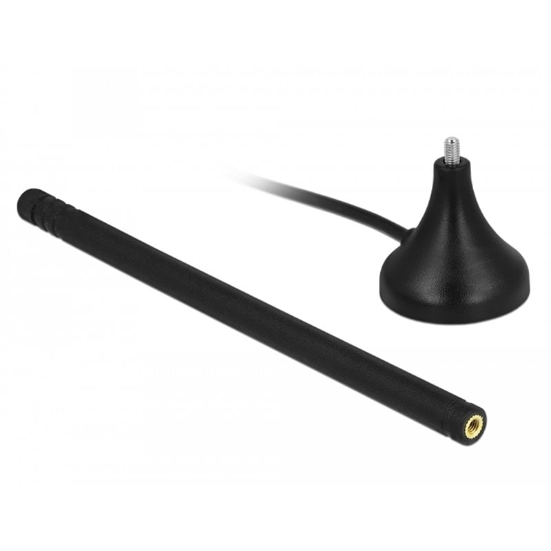 Antenna LTE Omnidirezionale Fissa SMA 3-5dBi 12,5cm Cavo RG-174 A/U - Miniatura 2